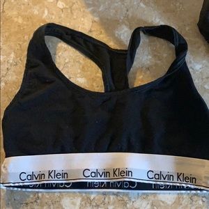 calvin klein raceback bra